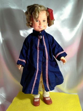 Gorgeous Vintage 1972 Shirley Temple 16 " Vinyl Jointed Doll By Ideal Toy Corp