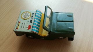 Vintage Jeep Auto Tin Toy Metal Vehicle Car China Autmobile Play