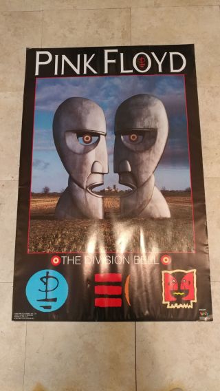 1994 Pink Floyd The Division Bell Vintage Poster 22x34