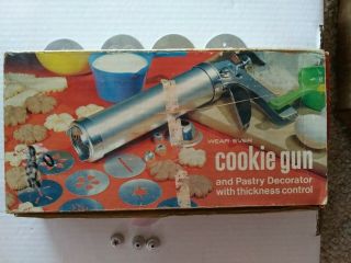 Vintage Wear Ever Cookie Gun And Pastry Decorator