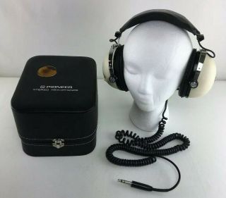 Pioneer Se - 50 Vintage Stereo Headphones With Case - Fast - Y02
