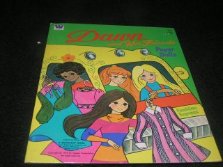 Dawn & Her Friends Paper Dolls Fashion Express Pd Book 1980 (1972)