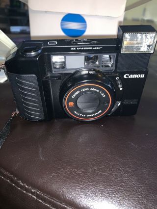 Vintage Canon AF35M II Sure Shot Autoboy 2 Camera W/box 2