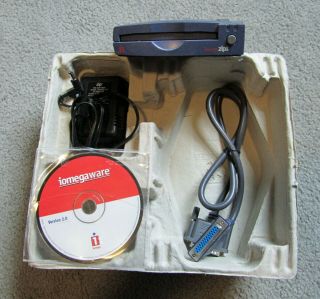 Vintage iOmega Zip 100 External Zip Drive - Complete Package 3