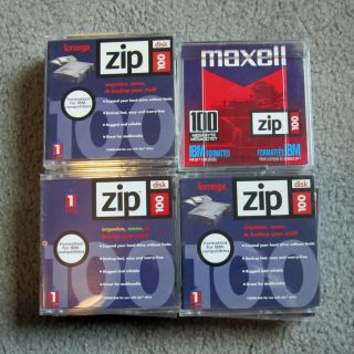 Vintage iOmega Zip 100 External Zip Drive - Complete Package 4