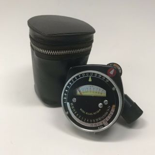 Vintage Spiratone Spot Meter Camera Part W/ Case