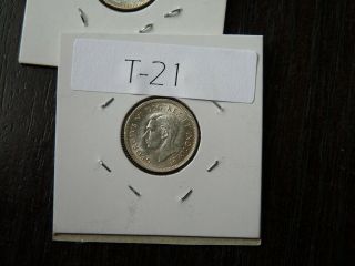 Vintage Canada 1938 10 Cent Silver Cat Value 75.  00 T21