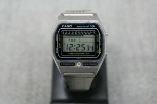 Casio Ts - 2000 215 Digital Watch Stainless Steel Vintage Rare