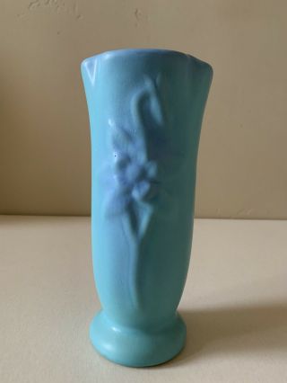 Vintage Van Briggle Blue Flower Art Pottery Vase