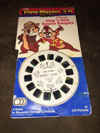 View - Master 3 - D Vintage 1991 Disney’s Chip ‘n Dale Rescue Rangers Package Wear