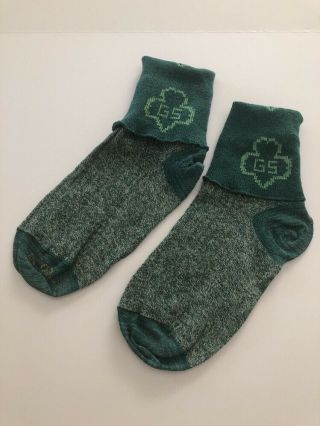 Vintage 1960’s Girl Scout Green Socks