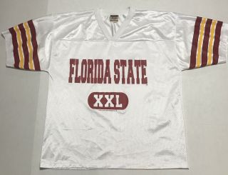 Vintage 80s 90s Florida State Seminoles Fsu Football Practice Jersey Size L