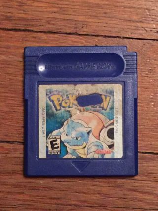 Pokemon: Blue Version (game Boy 1998) Authentic Cartridge Only - Vintage