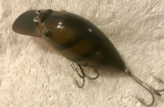 Fishing Lure Fred Arbogast Pug Nose 1/4oz Rare Color Tackle Box Crank Bait