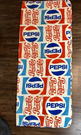 Vintage Pepsi Soda Pop Advertising Sleeping Bag Camping Man Cave Wall Hang Art 2