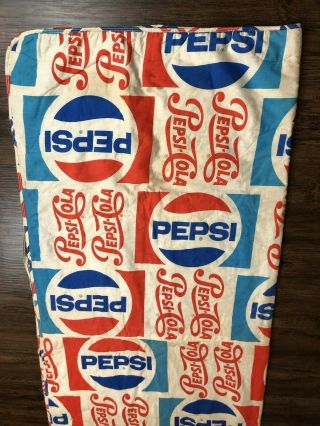 Vintage Pepsi Soda Pop Advertising Sleeping Bag Camping Man Cave Wall Hang Art 3
