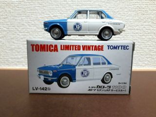 Tomytec Tomica Limited Vintage Lv - 142b Toyota Corolla 1100 Jaf Service Car