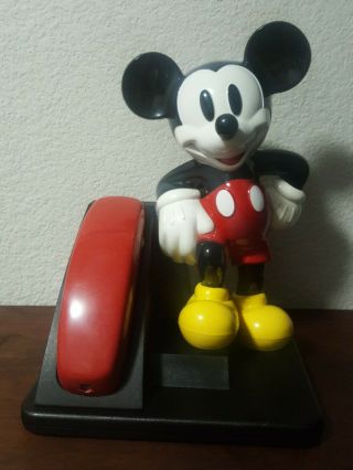 Vintage Mickey Mouse Disney Touch Tone Phone,  At&t Telephone - Large (14x10x8).