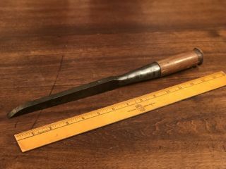 Antique Vintage Buck Brothers Cast Steel 1/2 " Wood Chisel In Good Cond.
