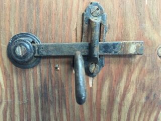 Antique Vintage Rustic Barn Door Handle Thumb Latch Cast Iron Hardware 4