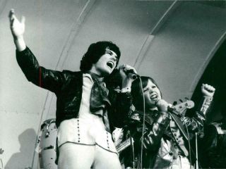 Donny And Jimmy Osmonds During The Osmonds Performance At Gröna Lund - Vintage P