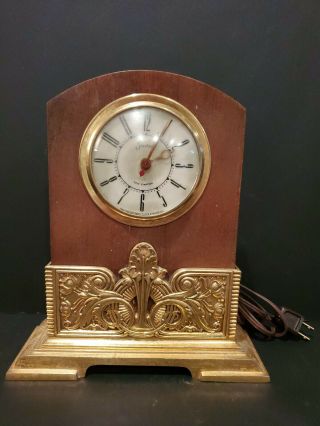 Vintage Art Sessions Shelf Clock - Self Starting Electric