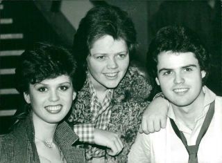 Marie,  Jimmy And Donny Osmond From The Osmonds - Unique Vintage Photograph
