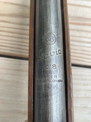 Vintage Slavia 618 Pellet Rifle Break Barrel Air Gun Made in Czechoslovakia 4