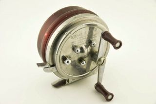 Vintage Scarce Good All Side Mount Closed Face Antique Spin Fishing Reel Dc6