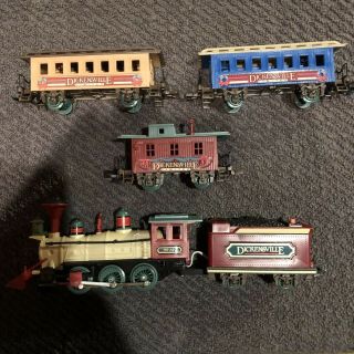 Vintage Dickensville Battery Operated Christmas Train Set