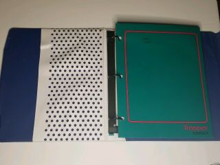 Vintage 1993 Mead Hanging Out 2020 Trapper Keeper with 2 Folders & Pad of Paper 3