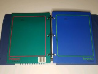 Vintage 1993 Mead Hanging Out 2020 Trapper Keeper with 2 Folders & Pad of Paper 4