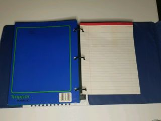 Vintage 1993 Mead Hanging Out 2020 Trapper Keeper with 2 Folders & Pad of Paper 6