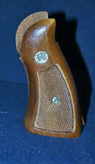 Fine Vintage Smith & Wesson Wooden N Frame Pistol Grips W/ Screw Fs