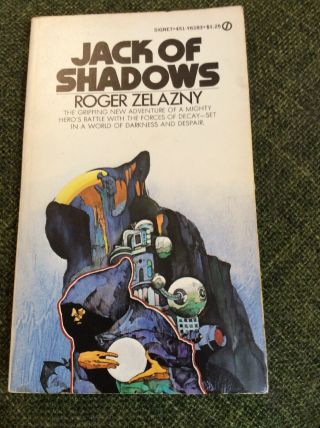 Vintage Jack Of Shadows By Roger Zelazny (1972,  Paperback) Signet 451 - Y6283