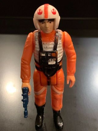 Vintage Luke Skywalker X - Wing Pilot Star Wars Action Figure 1978 Hk Complete