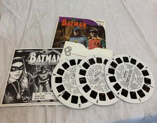 Vintage View - Master Batman 3 Reel Packet With Booklet Superhero