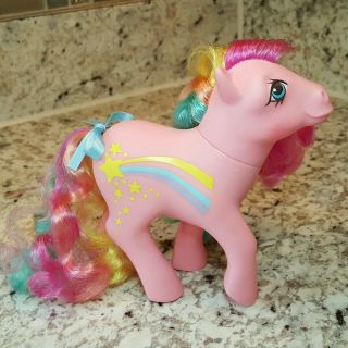 ⭐️ My Little Pony ⭐️ Vintage G1 Mlp Rainbow Curl Ponies Stripes Factory Curl