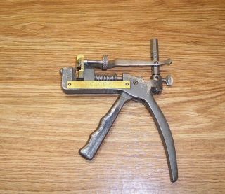 Vintage Curtis Model F Key Code Cutter Locksmith Tool