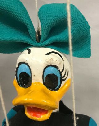Donald Duck,  Daisy Puppets,  Vintage 3