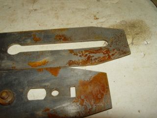 Vintage Antique Stanley No 7 Wood Plane Iron Blade & Chip Breaker W/ Screw Parts 4