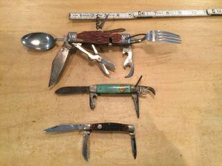 3 - Vintage Boy Scout Knifes