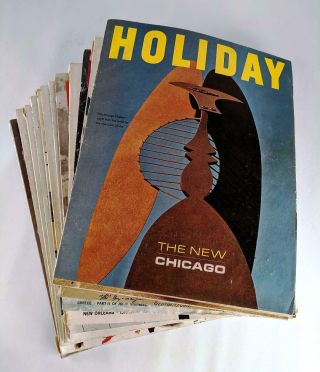 13 Vintage Holiday Magazines 1961 1962 1966 1967 Chicago Picasso San Francisco