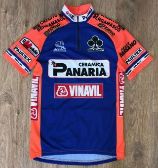 Panaria Colnago Rare Vintage Cycling Jersey Size M - L