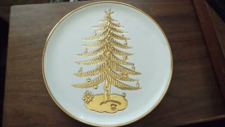 Vintage Italian Pottery Exclusively For Saks Fifth Avenue 11 " Plate