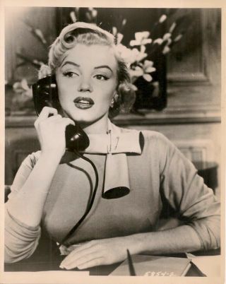 Vintage Marilyn Monroe 8x10 Photo Still From Monkey Business Gor - Geous