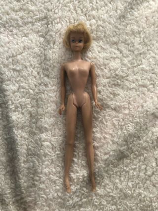 Vintage Barbie American Girl Doll Blonde 60s For Tlc Repairs Parts Custom
