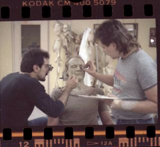 Ha14m Vintage Day Of The Dead Movie Film Makeup Artist Actors Art Negative Photo