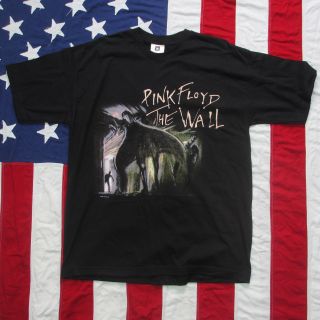 Vintage Pink Floyd The Wall T - Shirt Xl Winterland Express 2000 Tin Blue Black