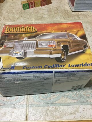 Vintage Revell Custom Cadillac Lowrider Model Car Kit 1/25